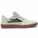 LAKAI BRIGHTON SHOES WHITE GUM SUEDE