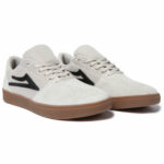 LAKAI BRIGHTON SHOES WHITE GUM SUEDE - Image 2