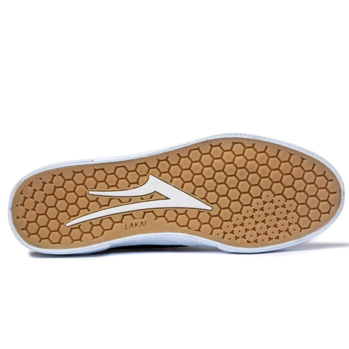 LAKAI CAMBRIDGE SHOES BLACK WHITE SUEDE - Image 4