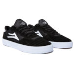 LAKAI CAMBRIDGE SHOES BLACK WHITE SUEDE - Image 2