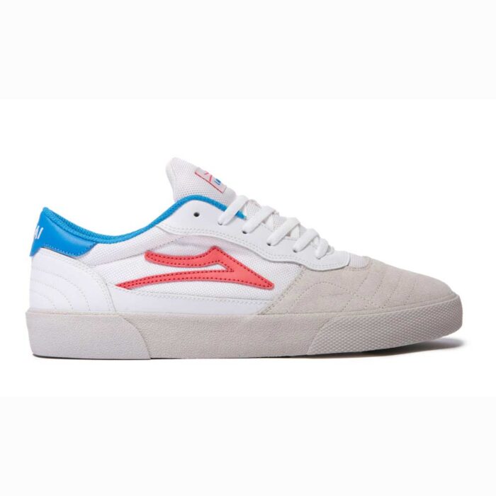 LAKAI CAMBRIDGE SHOES WHITE CORAL SUEDE - Image 2
