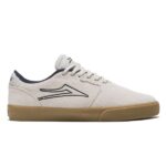 LAKAI CARDIFF SHOES WHITE GUM SUEDE