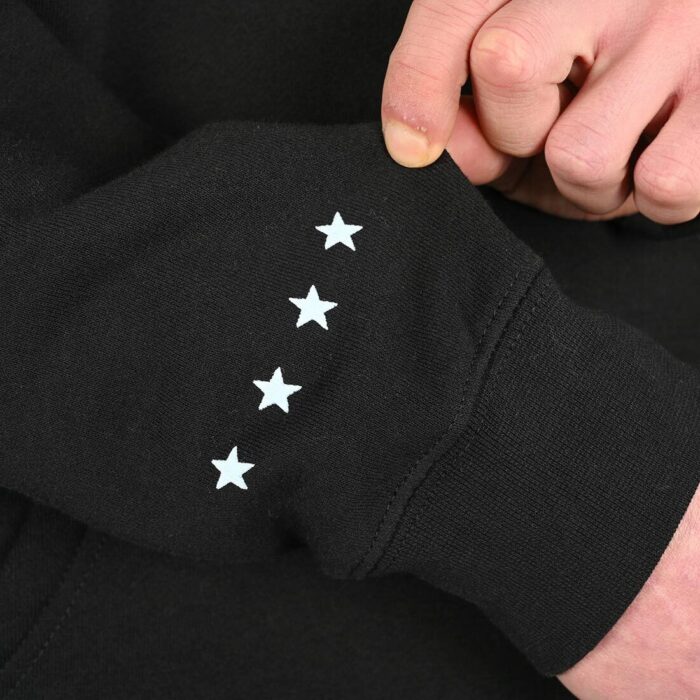 LAKAI X FOURSTAR BAR LOGO HOODIE BLACK - Image 6
