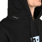 LAKAI X FOURSTAR BAR LOGO HOODIE BLACK - Image 8