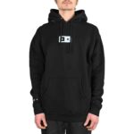 LAKAI X FOURSTAR BAR LOGO HOODIE BLACK - Image 2