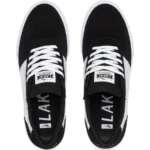 LAKAI MANCHESTER SHOES BLACK RED UV SUEDE - Image 4