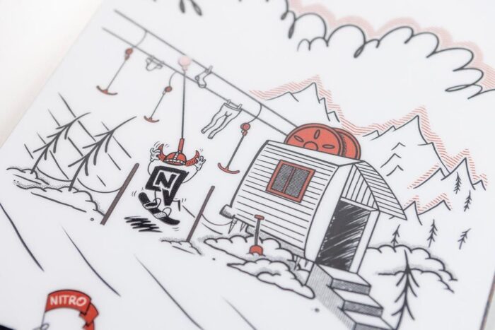 NITRO TEAM PRO MARCUS KLEVELAND SNOWBOARD 155 - Image 4