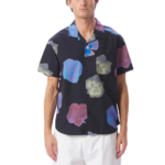 OBEY BISCUITS SHIRT BLACK MULTI - Image 3
