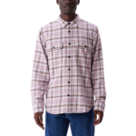 OBEY COLE SHIRT LILAC CHALK MULTI - Image 3