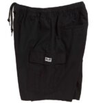 OBEY EASY RIPSTOP CARGO SHORT BLACK - Image 3