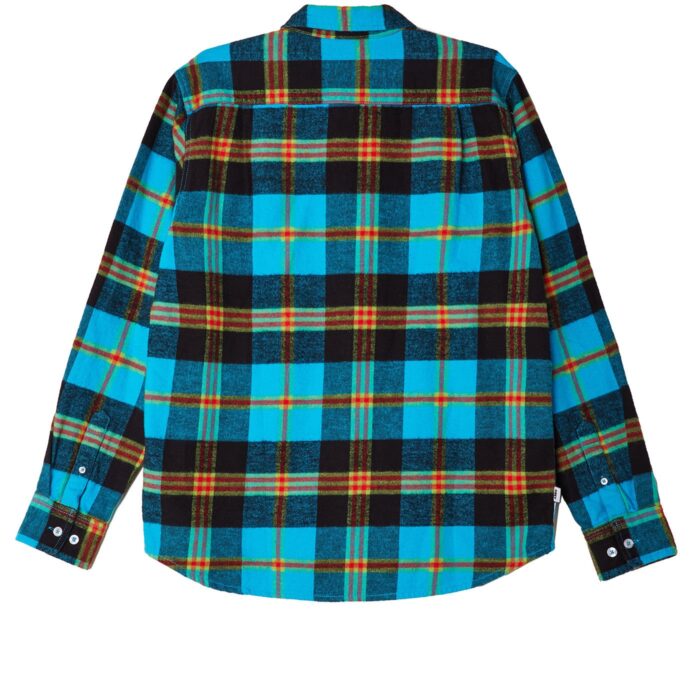 OBEY ORCHARD WOVEN SHIRT AQUA MULTI - Image 2