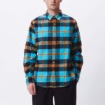 OBEY ORCHARD WOVEN SHIRT AQUA MULTI - Image 3