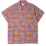 OBEY TOWNS SHIRT PINK CLAY MULTI