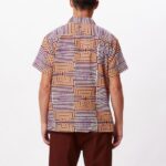 OBEY TOWNS SHIRT PINK CLAY MULTI - Image 5