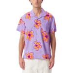 OBEY WYATT SHIRT DIGITAL LAVENDER MULTI - Image 3