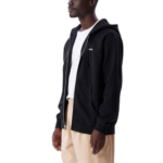 OBEY TAB ZIP HOODIE BLACK - Image 2