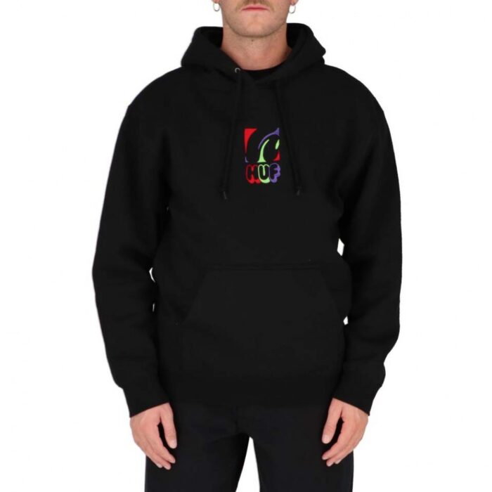HUF H-DOG HOODIE BLACK - Image 2