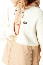 PICTURE PEMBERTON ZIP FLEECE TOFU TANIN - Image 3