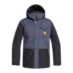 QUIKSILVER YOUTH RIDGE SNOW JACKET DENIM BLUE