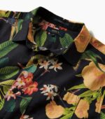 ROARK JOURNEY MANU FLORAL SHIRT BLACK - Image 3