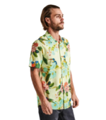ROARK JOURNEY MANU FLORAL SHIRT LIME - Image 7