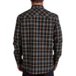 SALTY CREW HERDSMAN FLANNEL SHIRT BLACK - Image 2