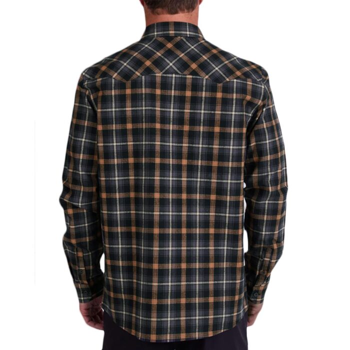 SALTY CREW HERDSMAN FLANNEL SHIRT BLACK - Image 2