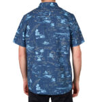 SALTY CREW SEAFARER TECH SHIRT NAVY - Image 2