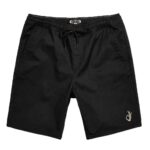 THE DUDES OKAY SHORTS BLACK