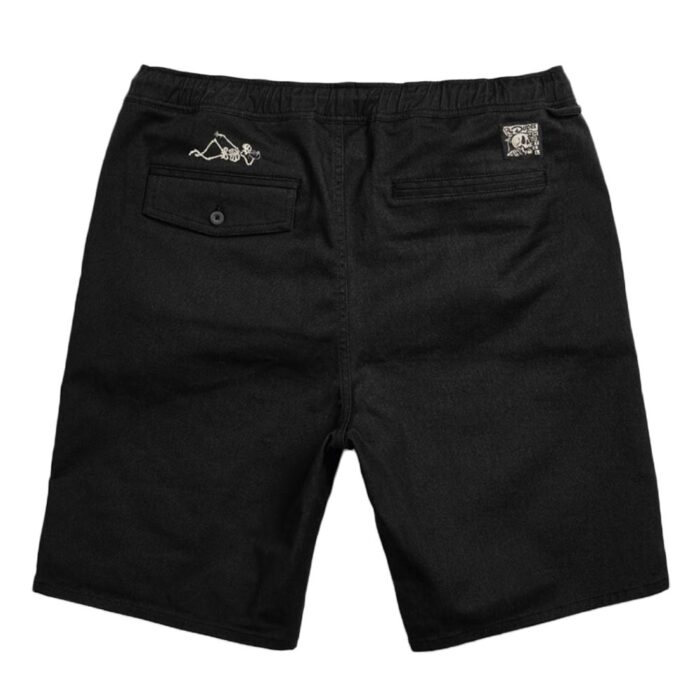 THE DUDES OKAY SHORTS BLACK - Image 2