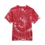 VANS BOYS BURST TIE DYE T-SHIRT CHILLI PEPPER TIE DYE