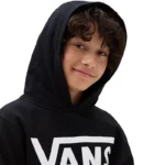 VANS BOYS CLASSIC HOODIE BLACK - Image 3