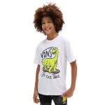 VANS BOYS DINOSK8 T-SHIRT WHITE