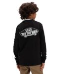 VANS BOYS EXPOSITION CHECK II CREW PULLOVER BLACK - Image 2