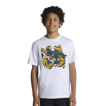 VANS BOYS GATOR SMASH T-SHIRT WHITE