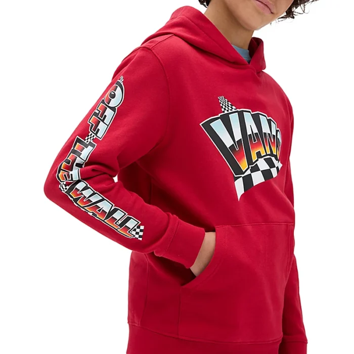 VANS BOYS HOLE SHOT HOODIE CHILI PEPPER - Image 3