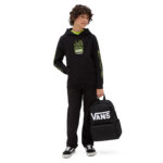 VANS BOYS NEON FLAMES HOODIE BLACK - Image 5