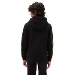 VANS BOYS NEON FLAMES HOODIE BLACK - Image 2