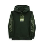 VANS BOYS NEON FLAMES HOODIE MOUNTAIN VIEW - Image 6