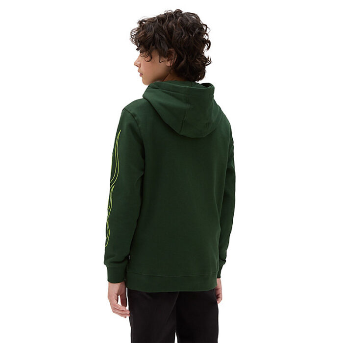VANS BOYS NEON FLAMES HOODIE MOUNTAIN VIEW - Image 2
