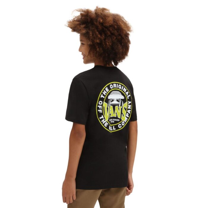 VANS BOYS OFF THE WALL COMPANY T-SHIRT BLACK - Image 2