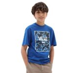 VANS BOYS PRINT BOX T-SHIRT BLUE