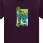 VANS BOYS ROBOT T-SHIRT BLACKBERRY WINE - Image 3