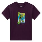 VANS BOYS ROBOT T-SHIRT BLACKBERRY WINE