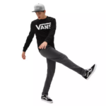 VANS CLASSIC CREW SWEATER BLACK WHITE - Image 3