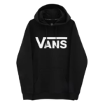 VANS CLASSIC HOODIE BLACK WHITE - Image 4