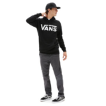 VANS CLASSIC HOODIE BLACK WHITE - Image 3