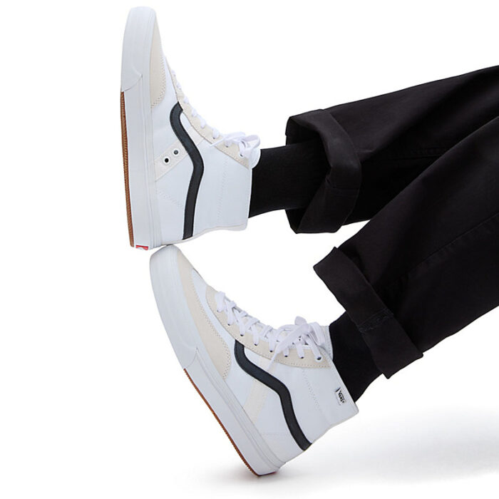 VANS CROCKET HIGH SHOES WHITE BLACK GUM - Image 7