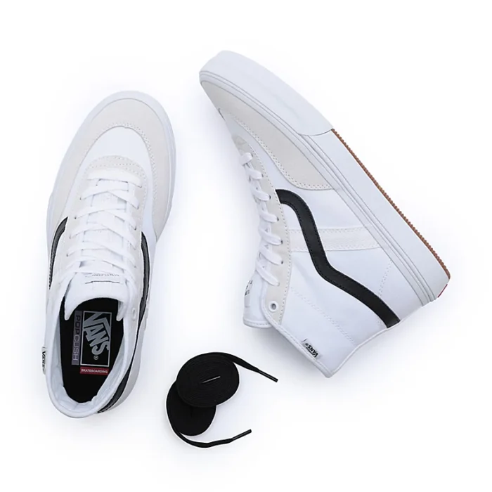 VANS CROCKET HIGH SHOES WHITE BLACK GUM - Image 6