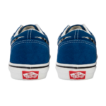 VANS JUNIOR OLD SKOOL SHOES REFLECTIVE CHECK FLAME TRUE BLUE - Image 4